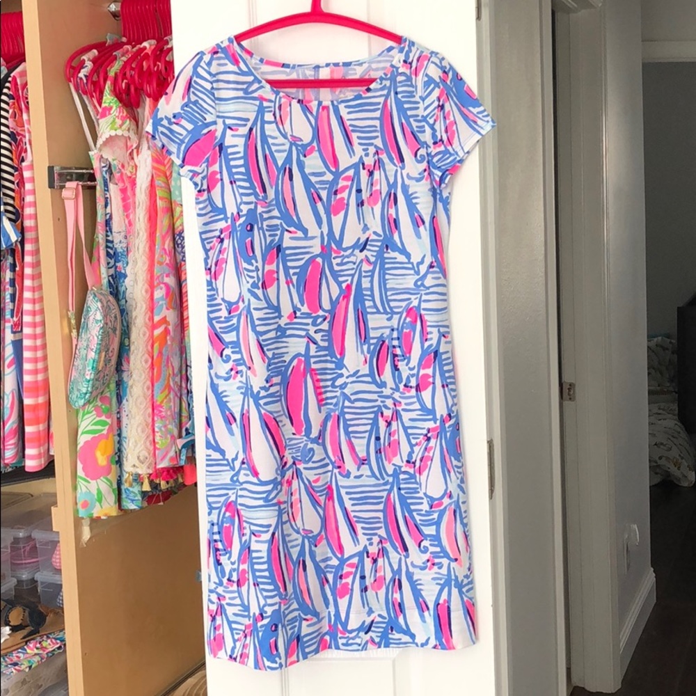 Lilly Pulitzer Red Right Return Marlowe Dress